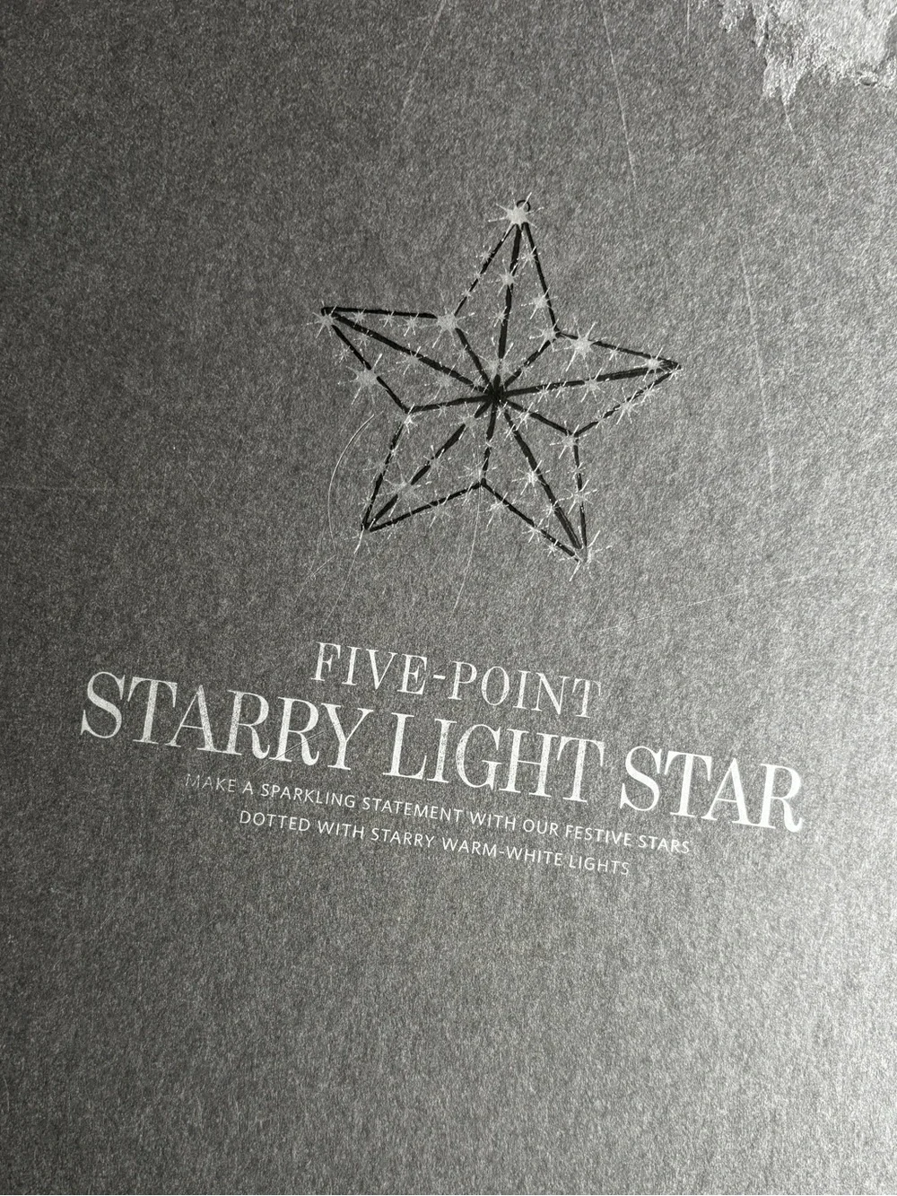 NIB Restoration Hardware Starry Star 18”